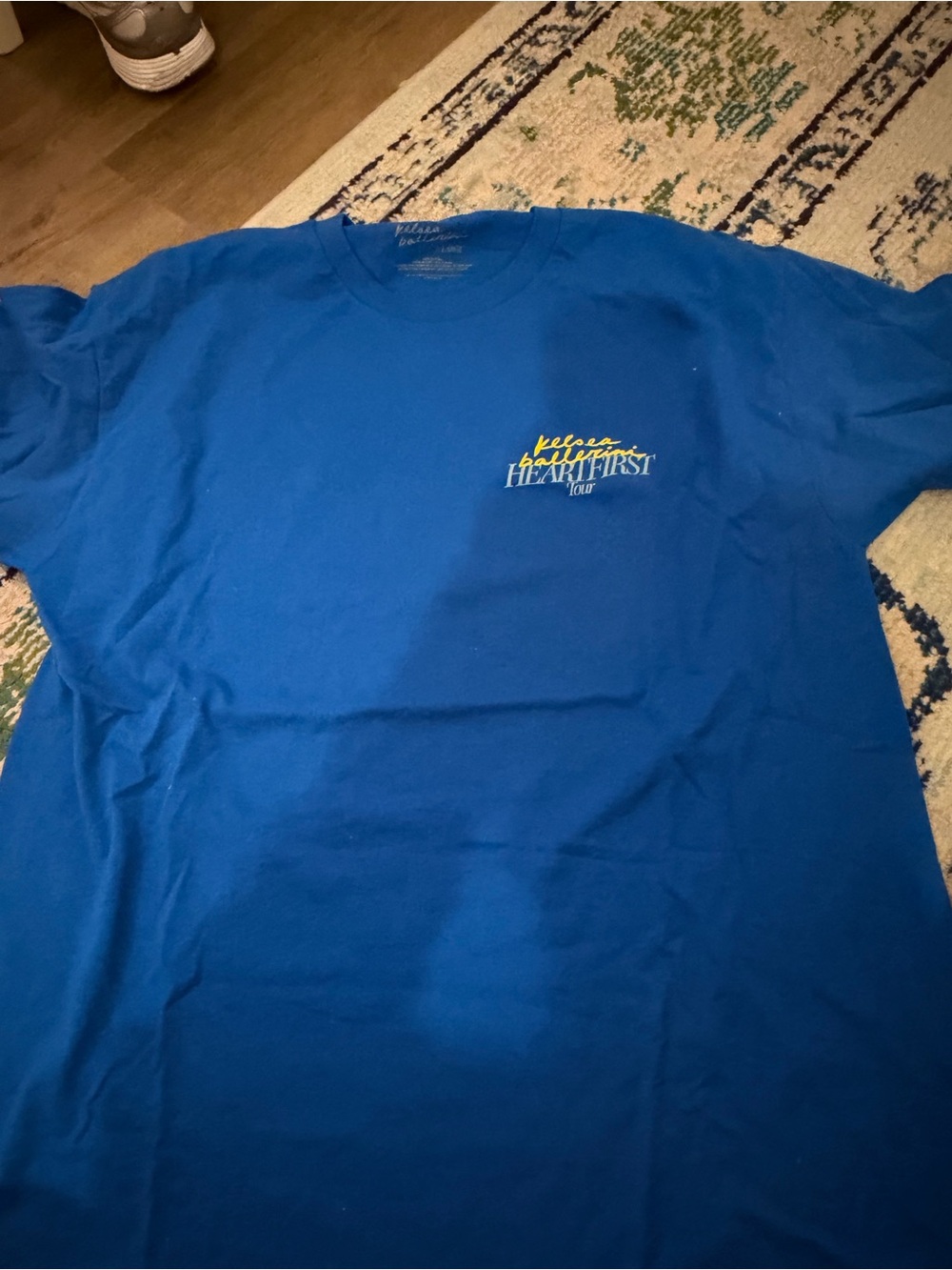 Blue 'Heart First' Graphic Crewneck T-Shirt - Kelsea Ballerini